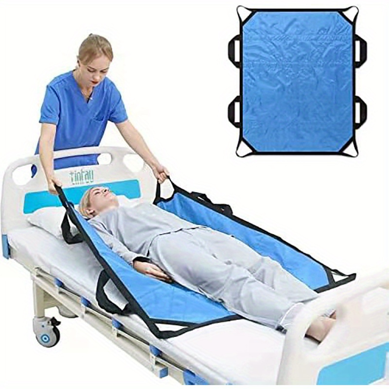 Waterproof Bed Positioning Pad With Reinforced Handles For Easy Turning