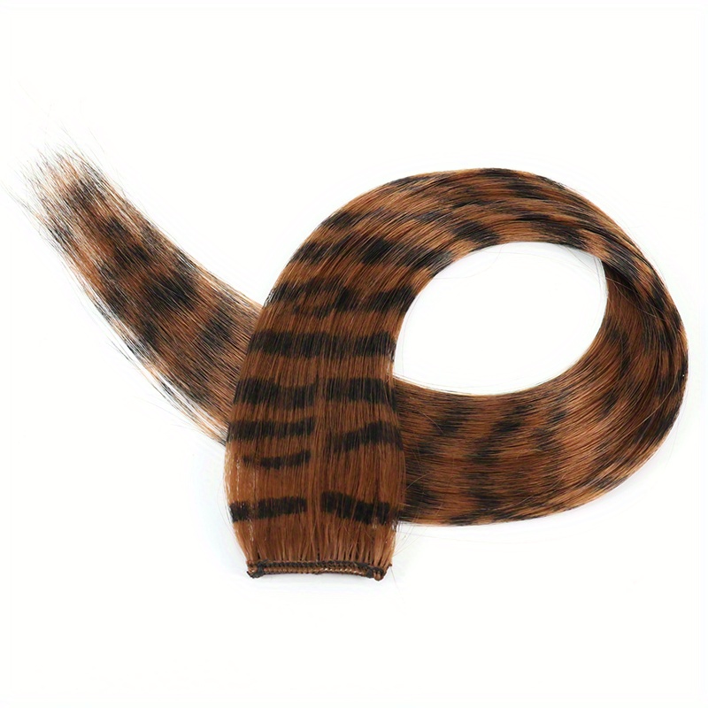 Two Tone Synthetic Feather Hair Extension 45 72 Cm Highlight Hairpiece