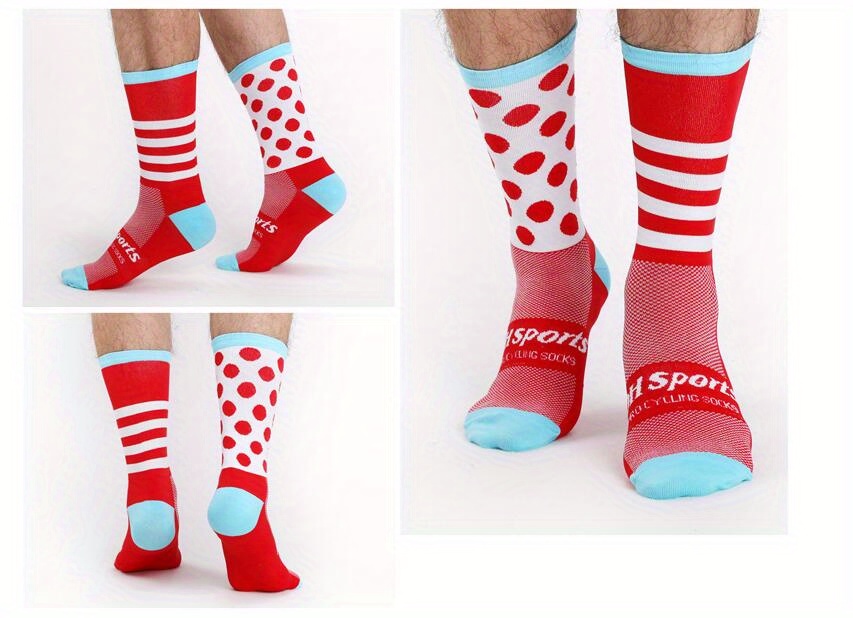 Chaussettes De Cyclisme IZOARD - Homme Et Femme - Respirantes, Anti-Transpiration - Pour Route, VTT, Gravel