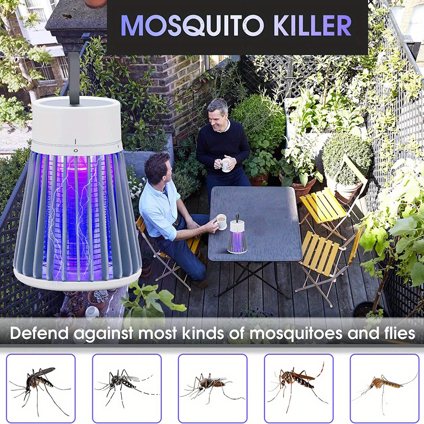 Eliminate Pesky Insects Instantly Bug Zapper Mosquito Killer - Temu