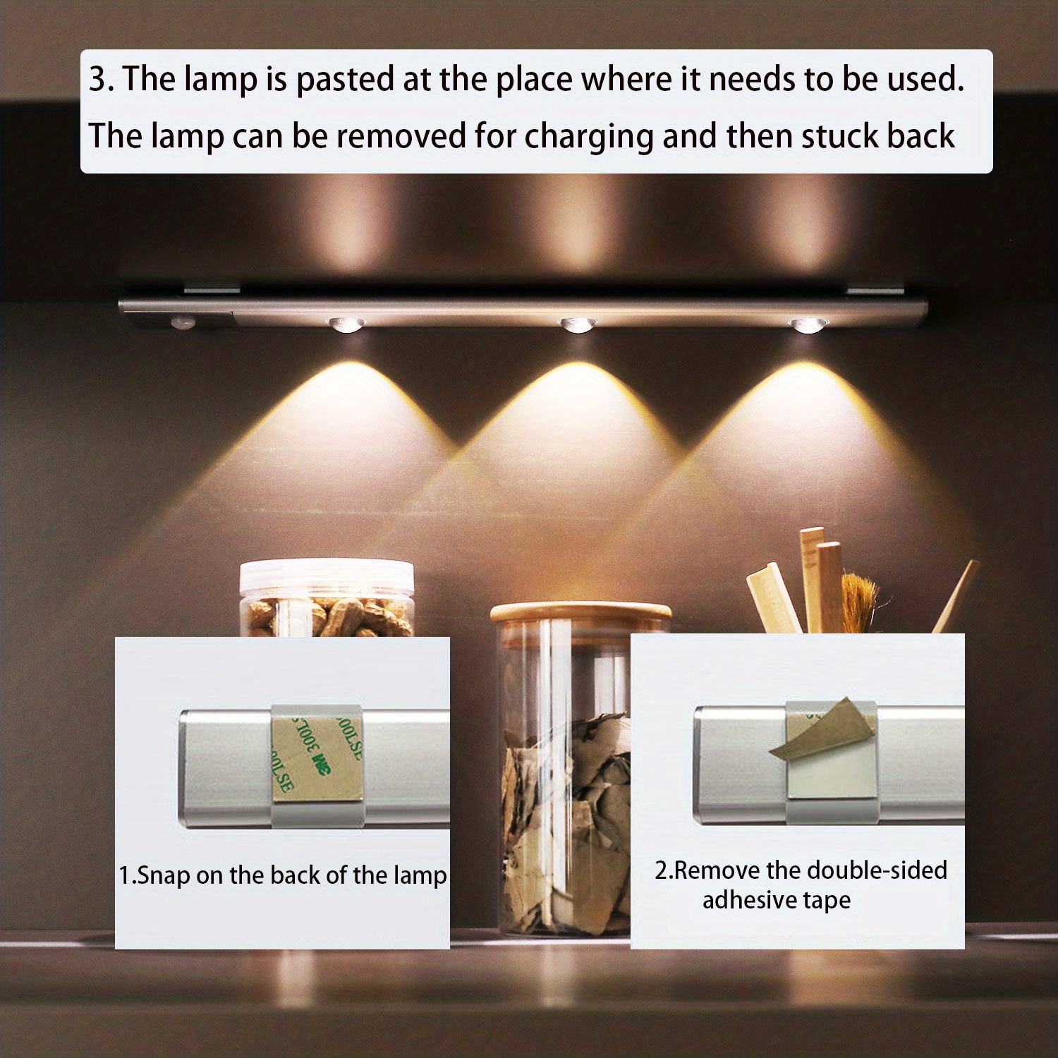 Led Closet Light Motion Sensor Light With Remote Temu Australia