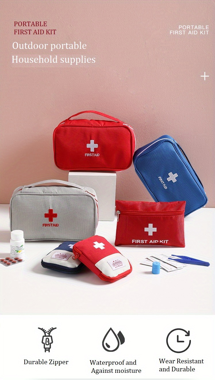 1pc Small Travel First Aid Kit Ready Emergency Home School Outdoors  Traveling Car Camping Workplace Hiking Business Trip Kitchen Bag - Sports &  Outdoors - Temu