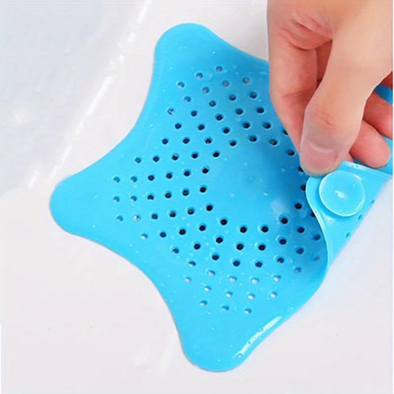 Easy-to-install And Clean Silicone Sink And Shower Drain Filter - Prevents  Clogging And Leaks - Temu