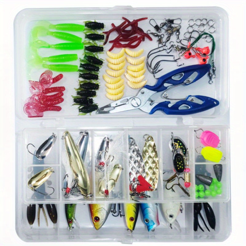 Fishing Kit: Spinner Crankbait Minnow Popper Vib Paillette - Temu