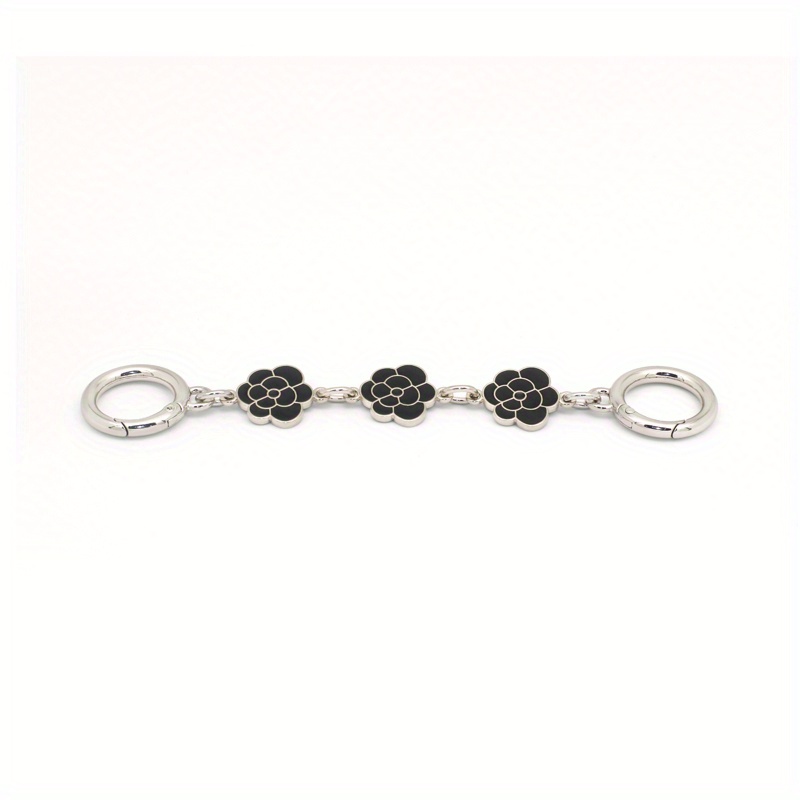 Camellia Flower Extension Chain Handbag Strap Extender