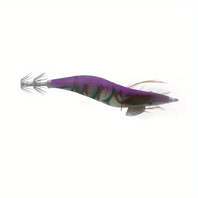 1pc Luminous Sound Beads Squid & Wood Shrimp Hook & Explosion Hook &  Fishing Lure, Saltwater Freshwater Artificial Shrimp Bait