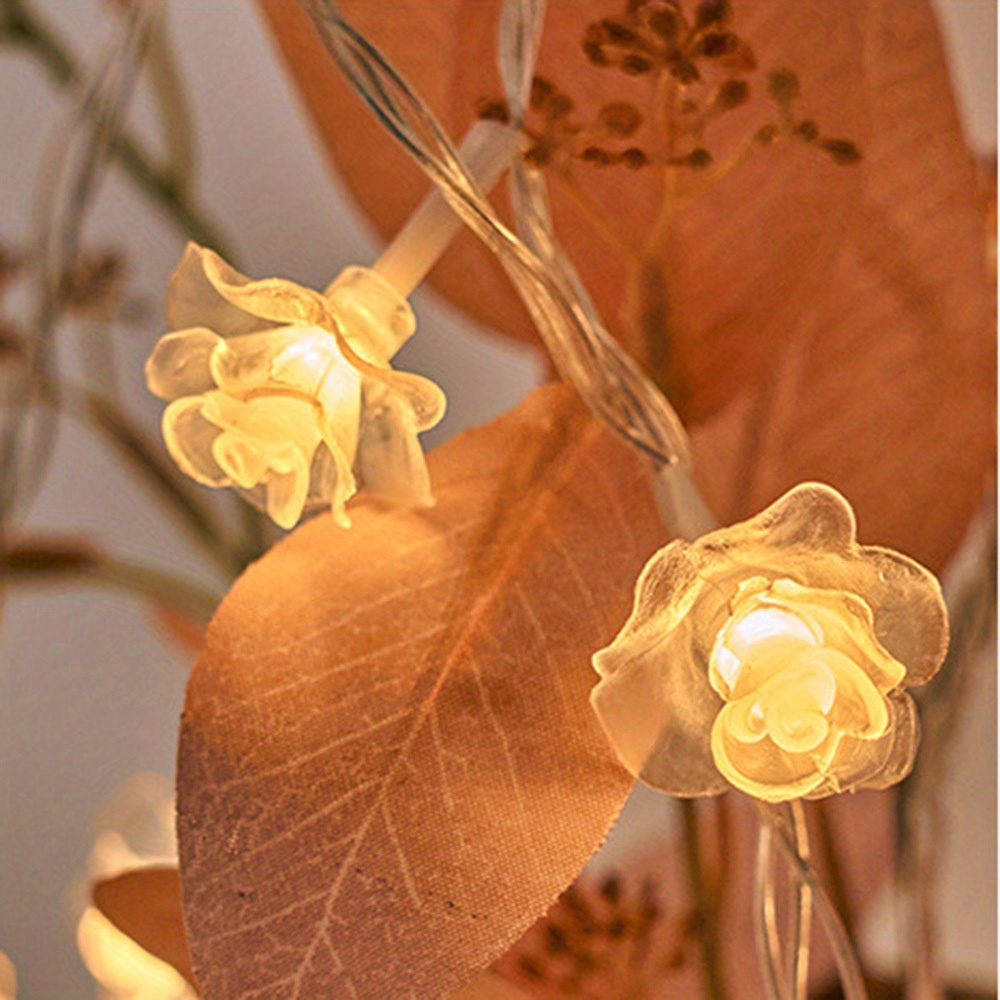 set flower led string lights led string lights for outdoor indoor bedroom wedding party decor details 6