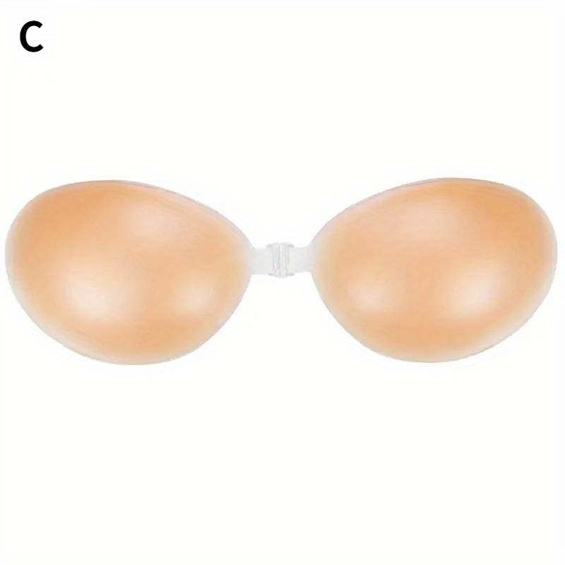 Strapless Seamless Push Up 2 in 1 Color Silicone Self Adhesive