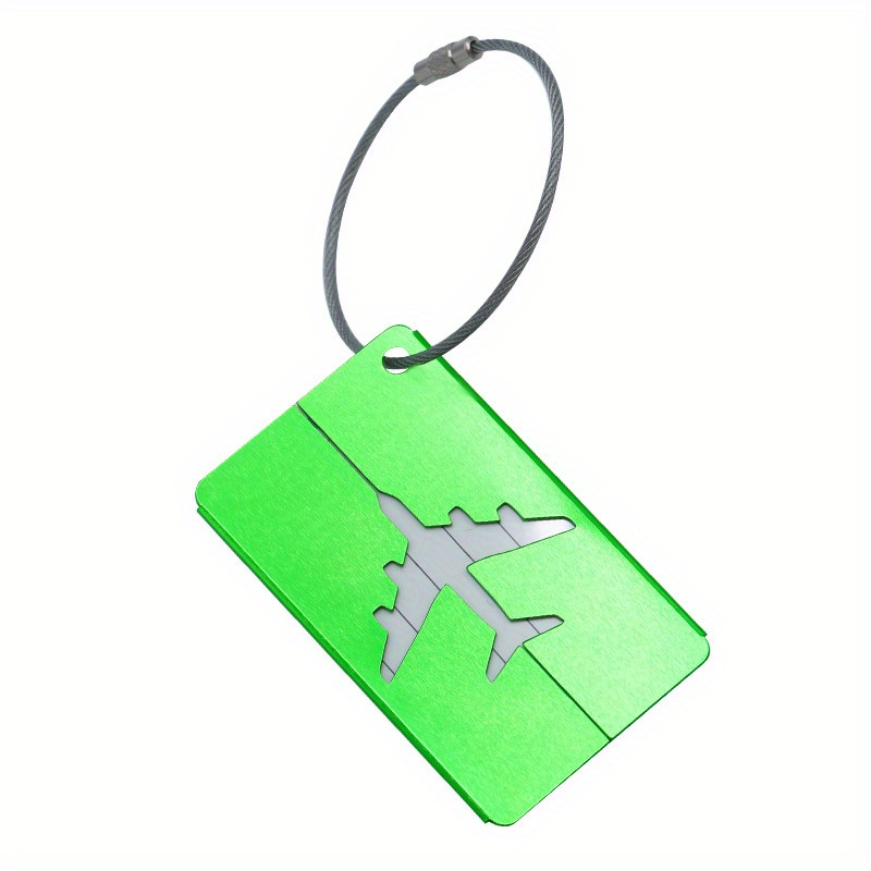 Aluminium Alloy Luggage Tags Baggage Name Tags Portable - Temu