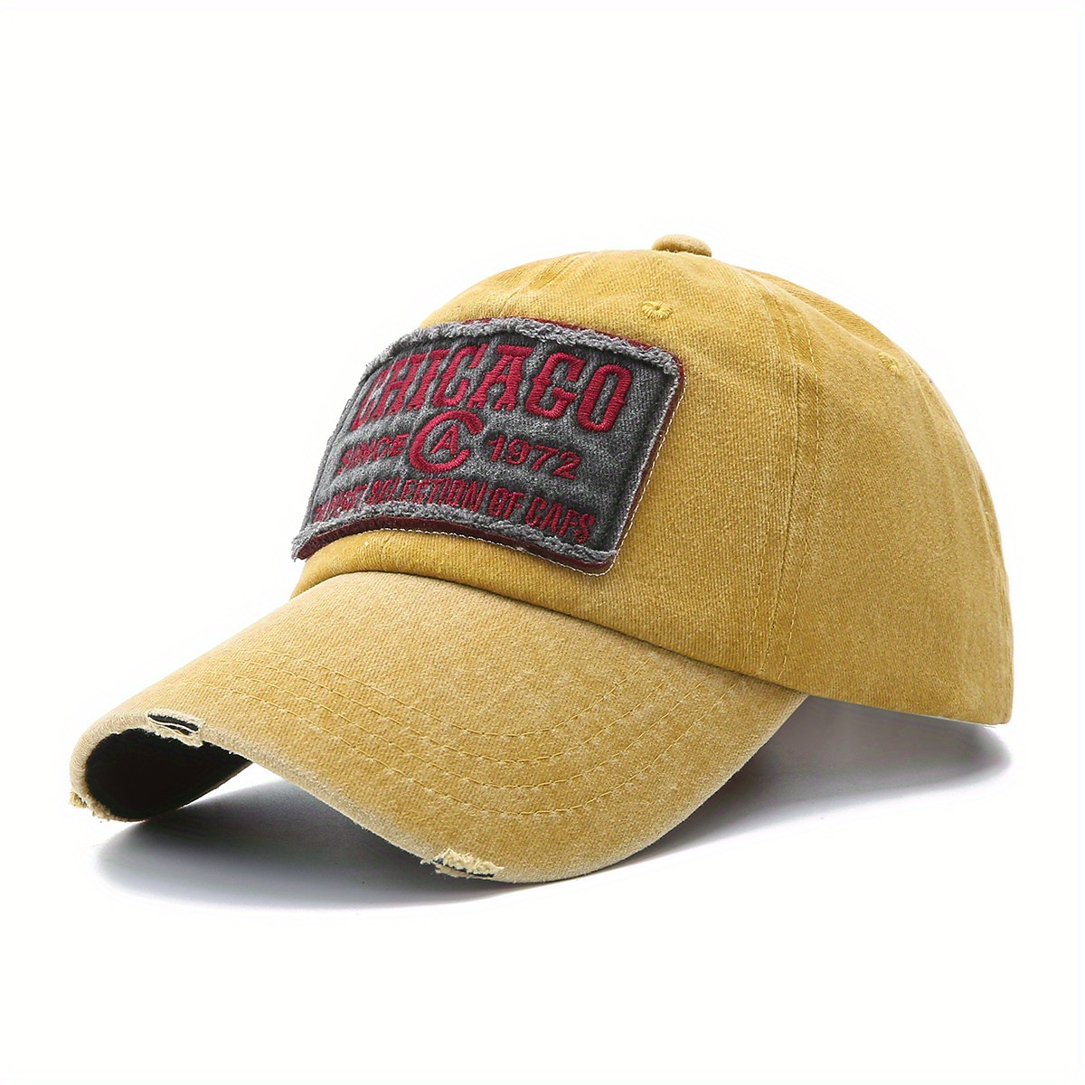 Retro Washed Denim Men Baseball Hat