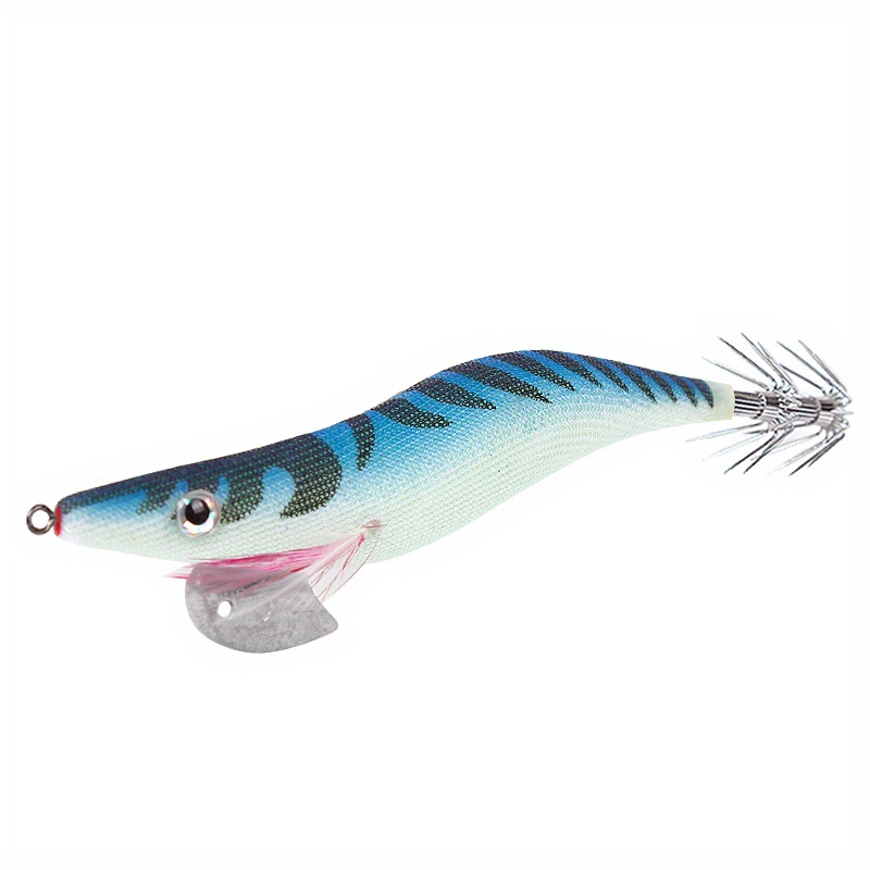 Surprise Metal Shrimp Jig, 1.3 oz (38 g), Set of 5, with Spin Tail, Lures,  Surf, Harbor, Embank, Estuary, Sea Fishing, Distant Toss, Sea Bass, Blue