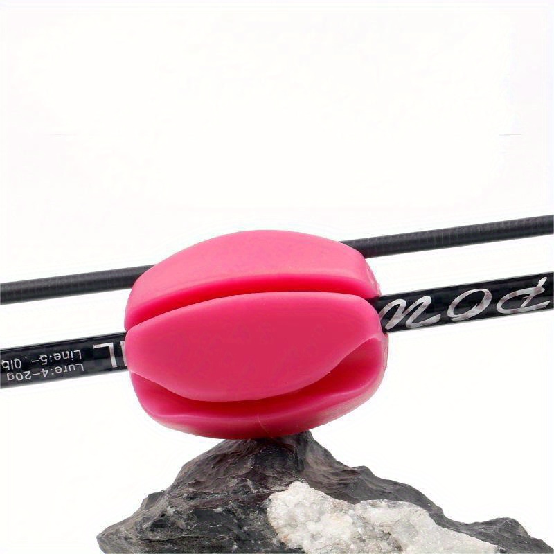 Reusable Fishing Rod Fixed Ball Rubber Fishing Rod Holder Egg