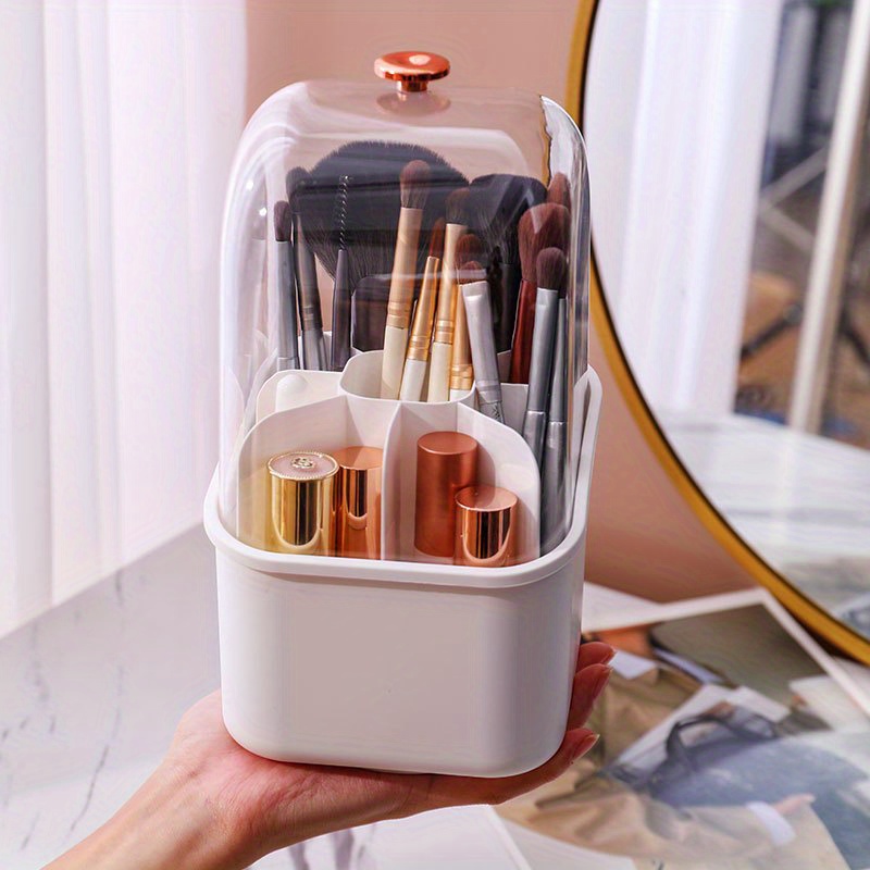 Organizador De Brochas De Maquillaje De Cristal Contenedor - Temu