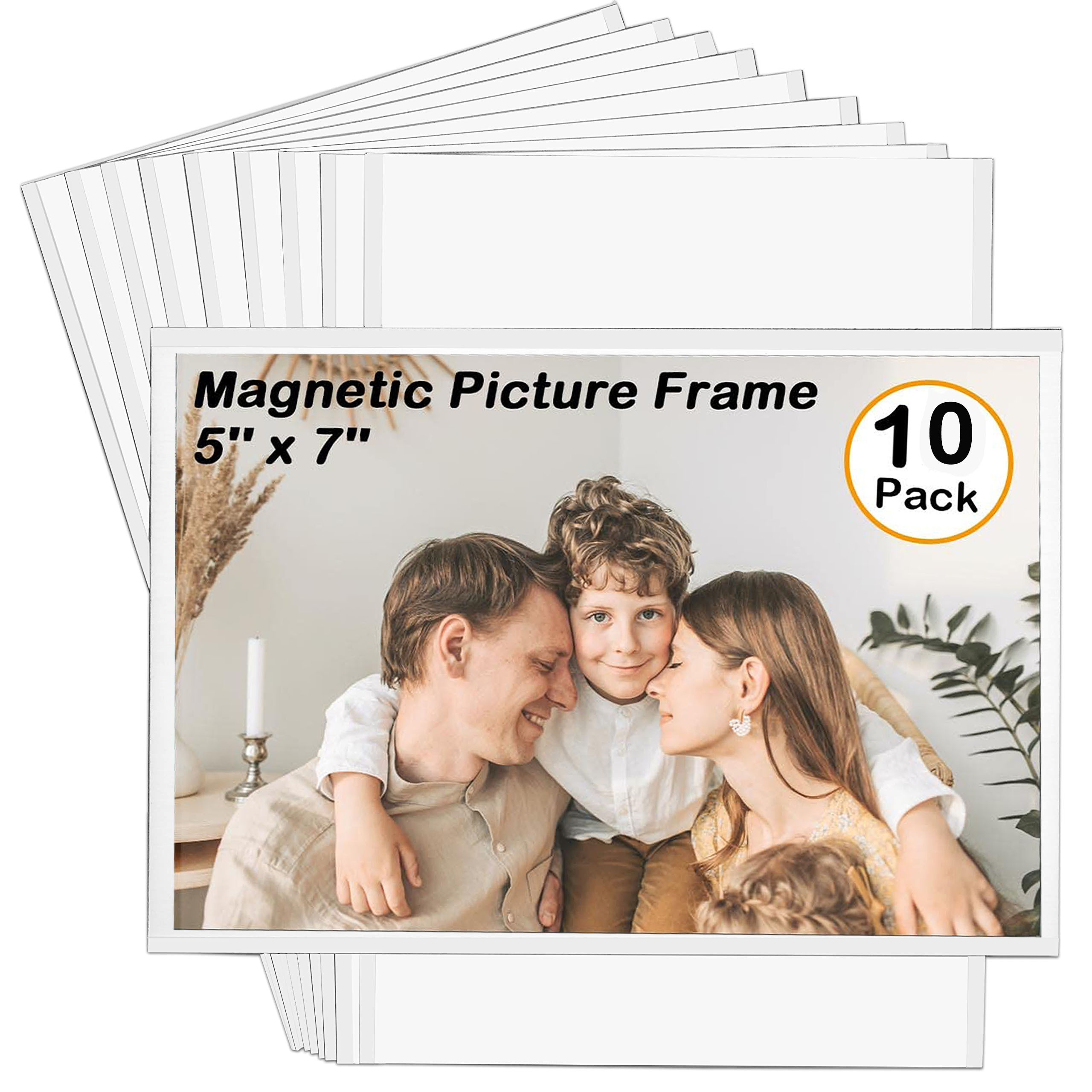 Magnetic Picture Frame Refrigerator Magnet Holds Pictures - Temu