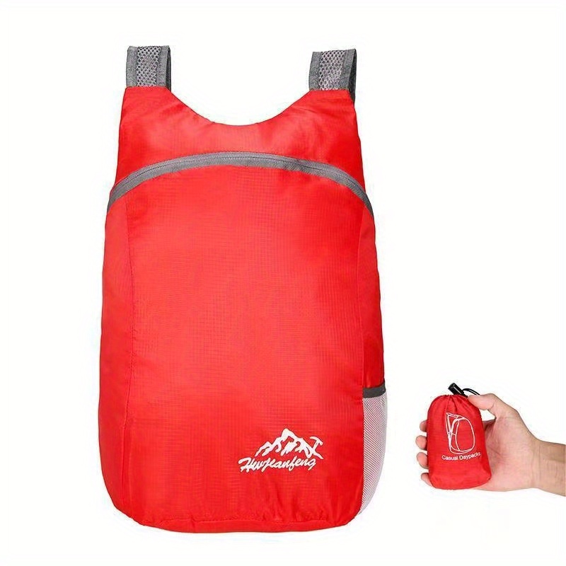 1 Pieza Mochila Plegable Ligera Viaje Bolsa Deportes Aire - Temu