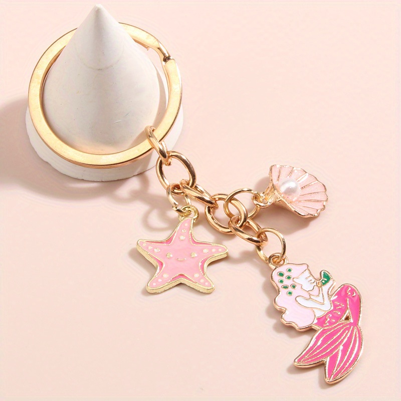 Moon Charm Keychain