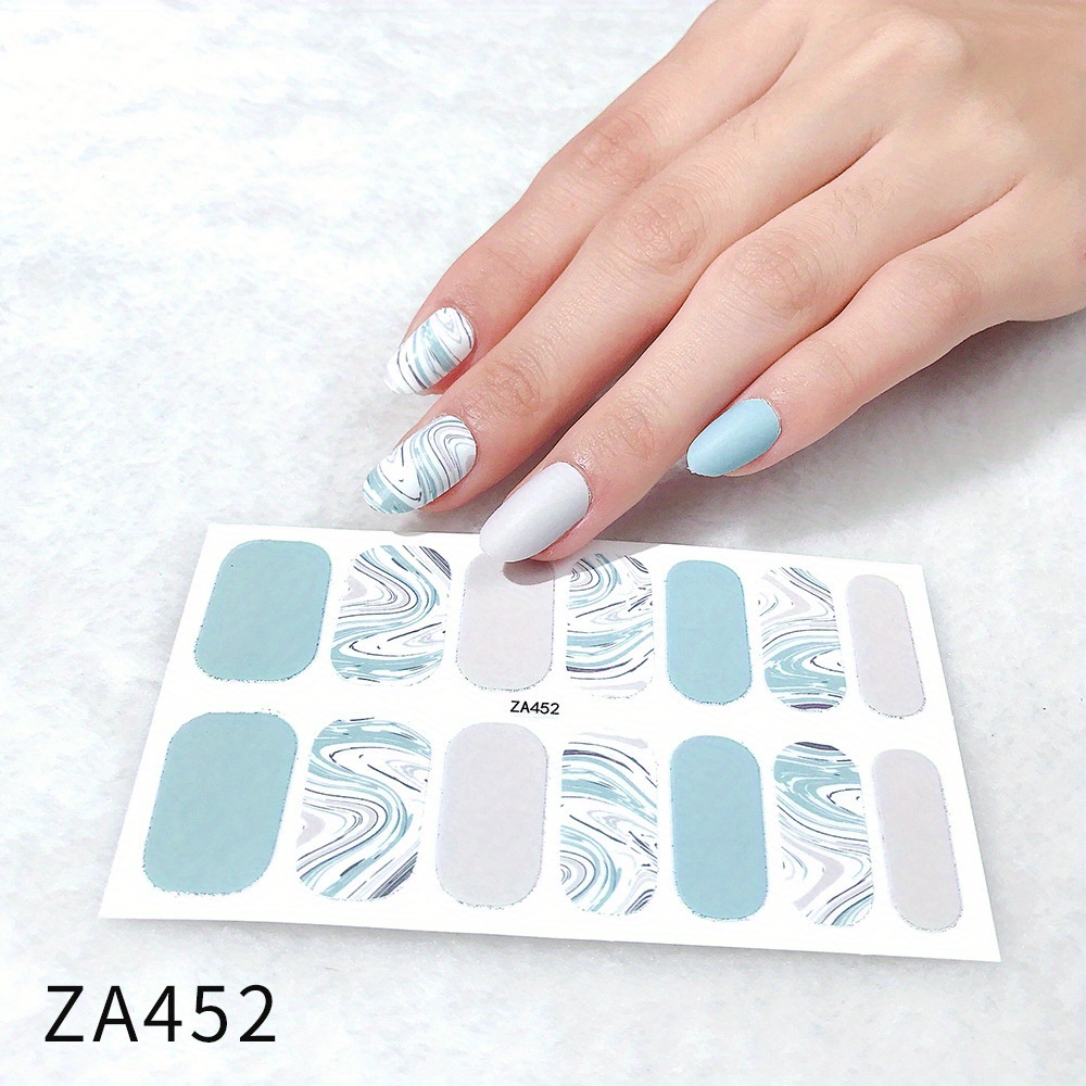 Fashion Designer Self Adhesive Nail Art Stickers Nail Decals
