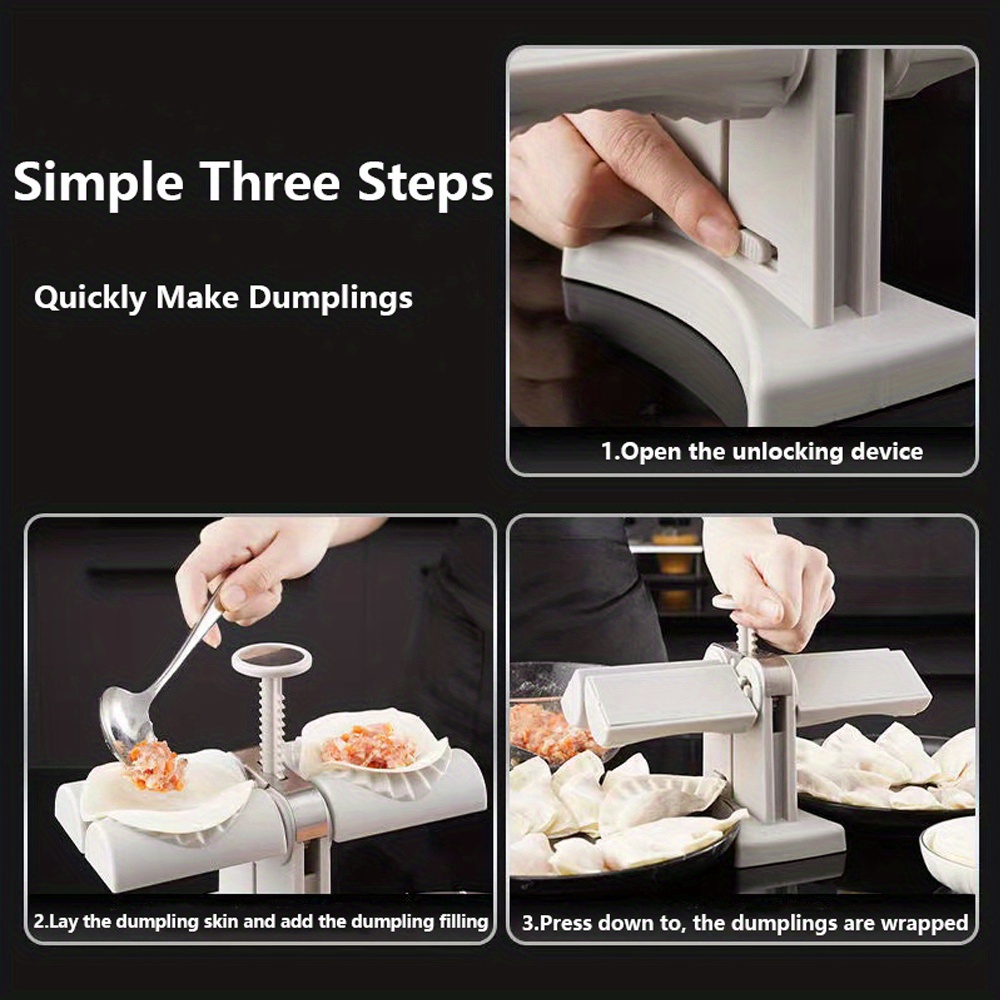 Máquina para Hacer Empanadillas, 2 In 1 Dumpling Maker & Dumpling Skin  Moulds, Masa Manual para Empanadas y Tortillas, Aparato Cocina para Hacer  Empanadillas Raviolis Tortillas : .es: Hogar y cocina