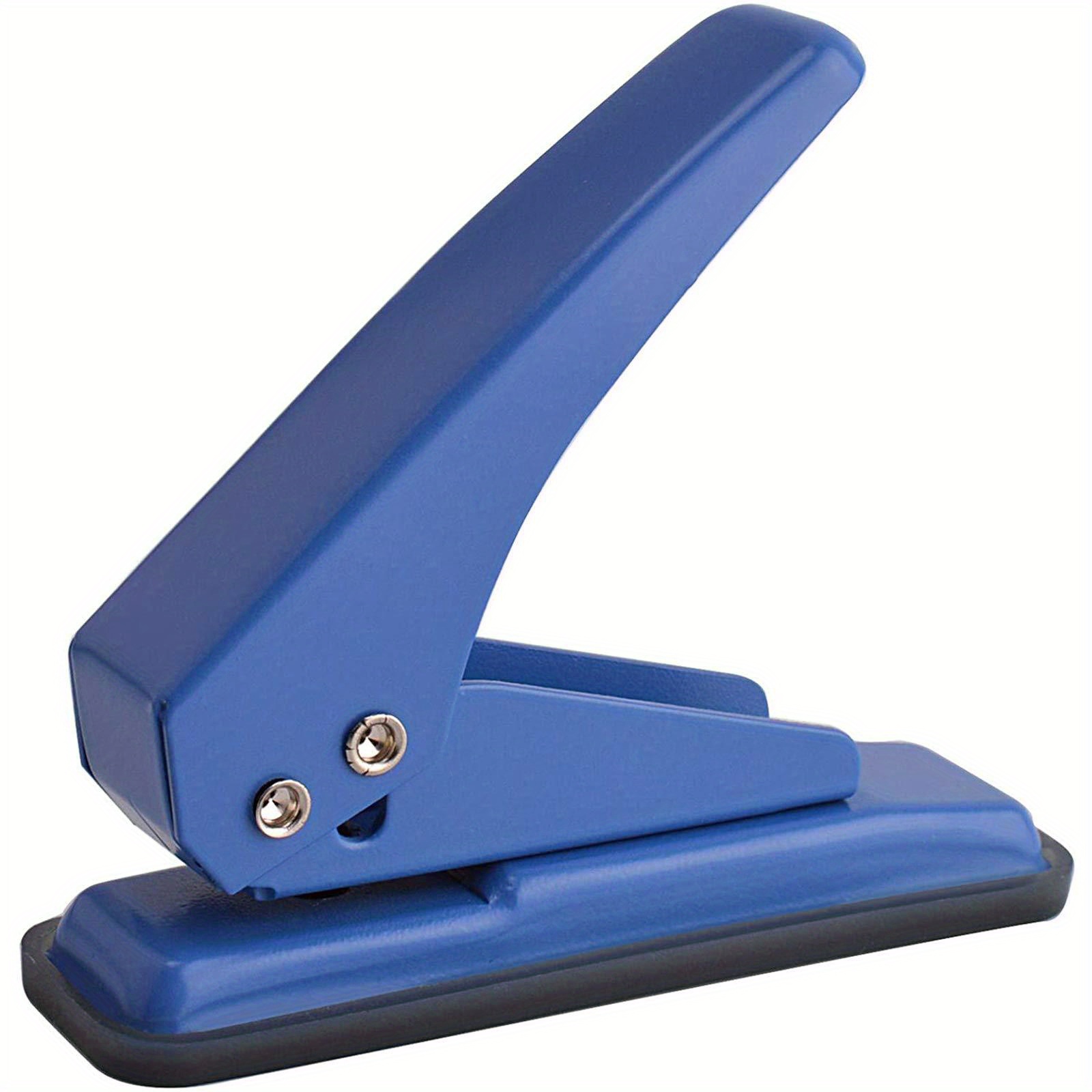 1/4 inch Heavy Duty Hand Held Paper Punch with Depth Guide, Hand Held Hole  Punches