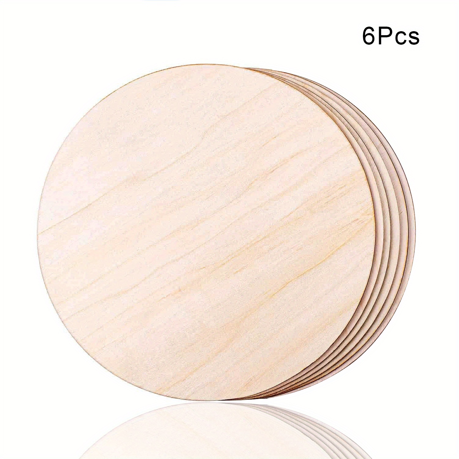  Fuyit Unfinished Wood Circles, 10Pcs 12 Inch Uniform Blank Wood  Rounds Slice Wooden Cutouts with Ribbon & Twine for DIY Crafts, Door  Hanger, Sign, Wood Buring, Painting, Christmas Decor