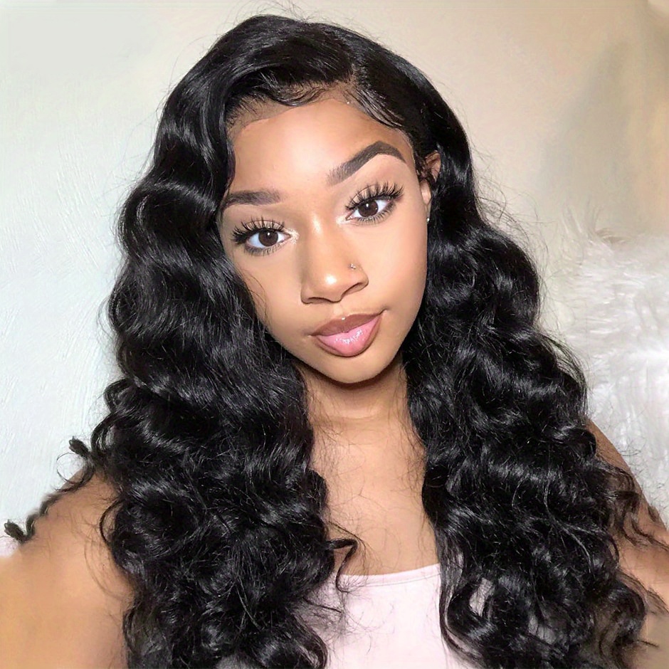 150% Density Loose Wave Brazilian Remy Human Hair Wigs 4x4 - Temu ...