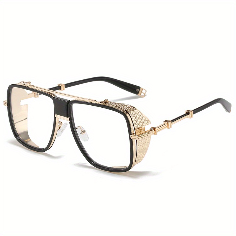 Steampunk Metal Frame Aviator Sunglasses UV400