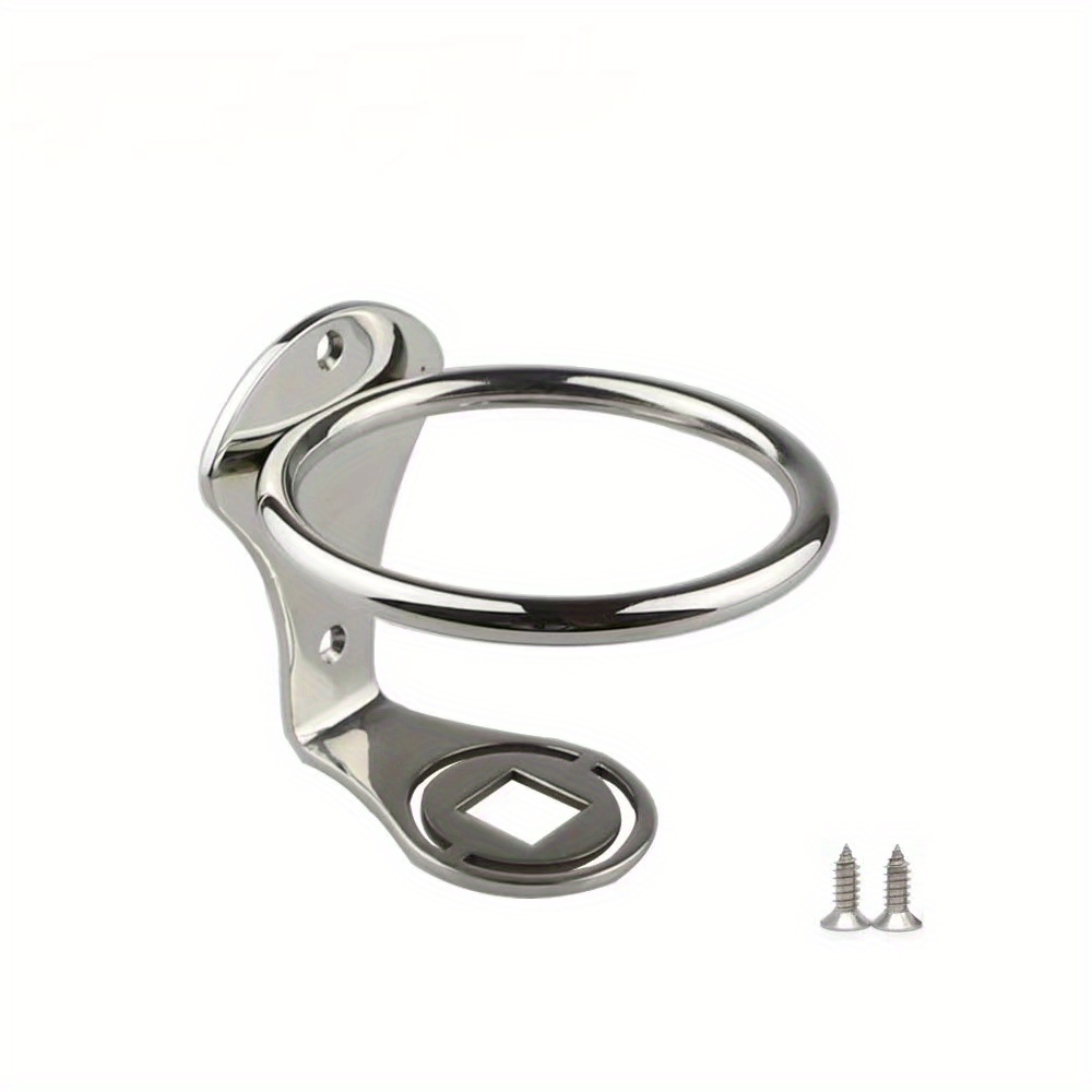 Stainless Steel Boat Ring Cup Drink Holder Universal Drinks - Temu