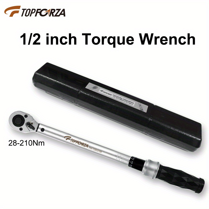 1/2 inch Drive Adjustable Torque Wrench 40-210N-m 125mm Extension