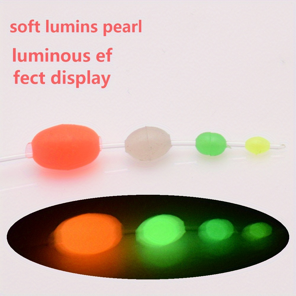 Alomejor Glow Fishing Beads 1000pcs/Box Luminous Glow in Dark