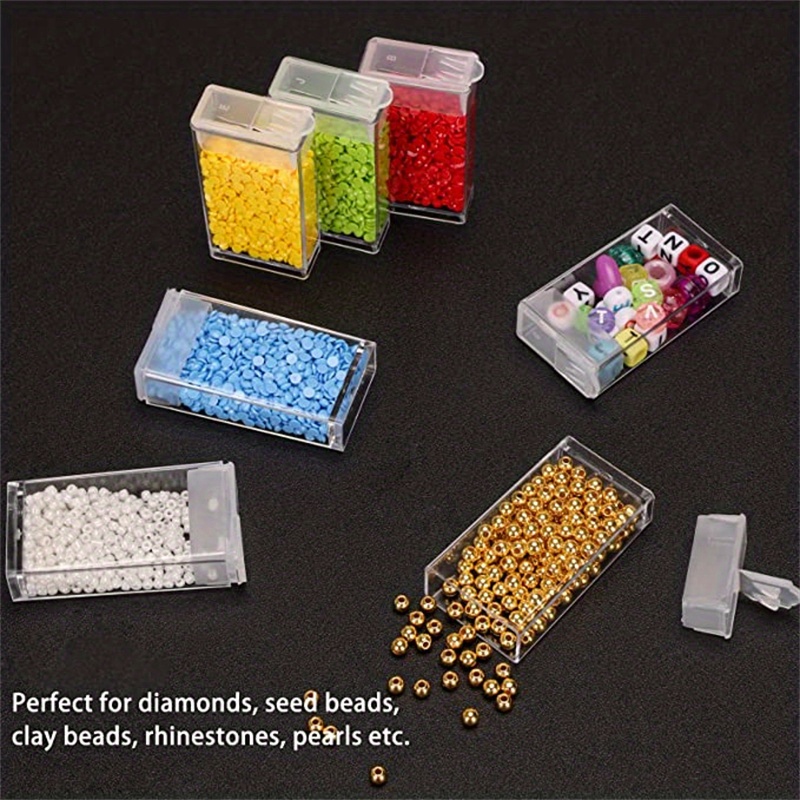 Shulemin 42-Cell Diamond Painting Tools Container Beads Storage