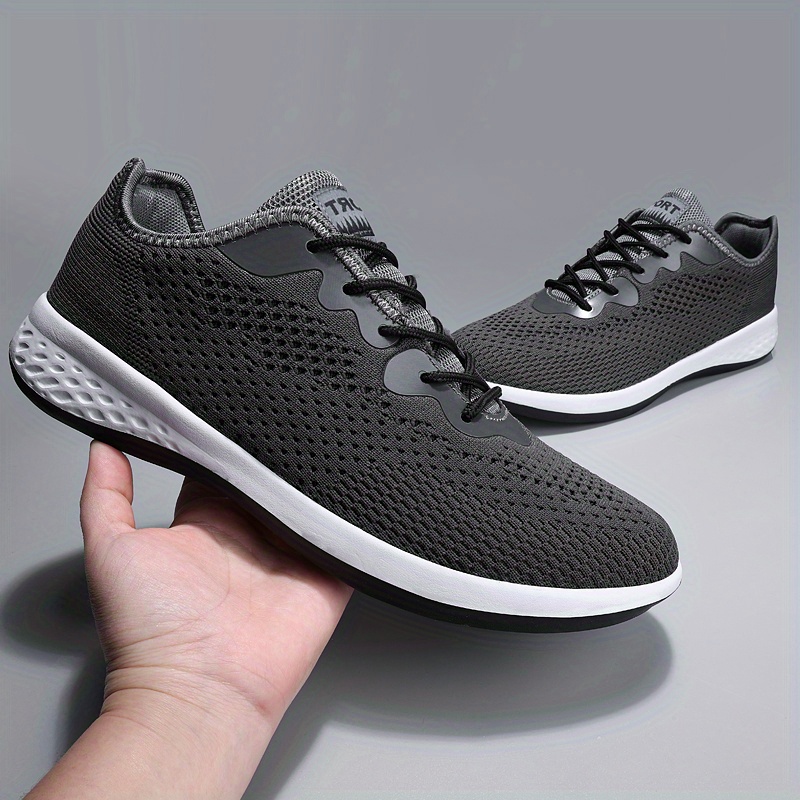 Mens Casual Breathable Mesh Running Shoes Lightweight Non Slip Shock ...