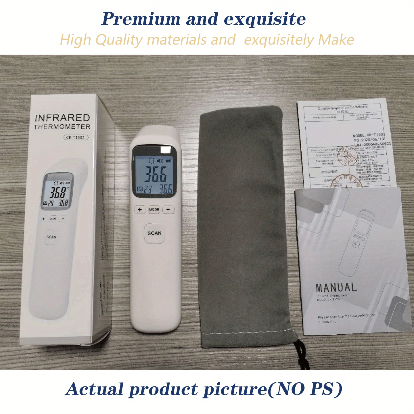 Highquality Digital Infrared Thermometer, Notouch Forehead
