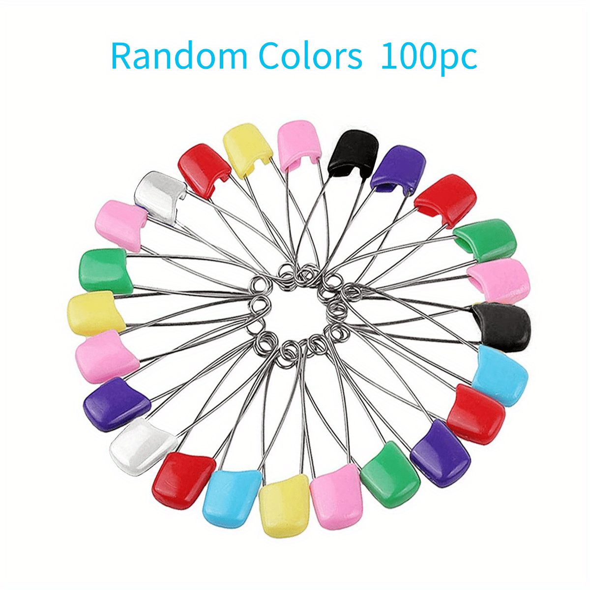 100pcs Large Nappy Diaper Pins Nappies Safety Pin Baby Diaper Change  Fasteners