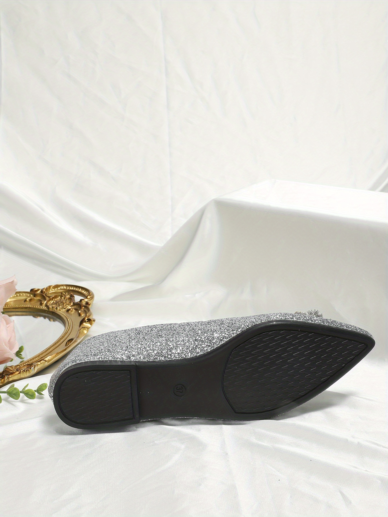 Dernolsea Damen Ballerinas – Spitze Zehen, Knöchelriemen, Aus Wildleder-Optik Mit Memory-Schaum-Sohle Für Party & Alltag