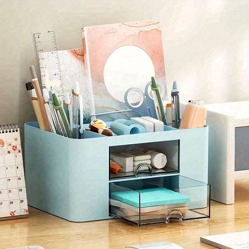 Organize Your Desk With This Cute Desktop Storage Box - Temu