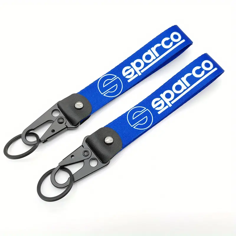 Upgrade Car Jdm Eagle Mouth Blue Sparco Keychain Spinner - Temu