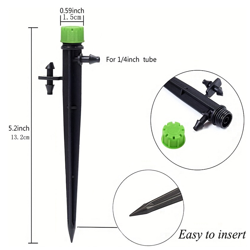 Adjustable Irrigation Dripper Drip Emitter Perfect Pipe Pe Temu