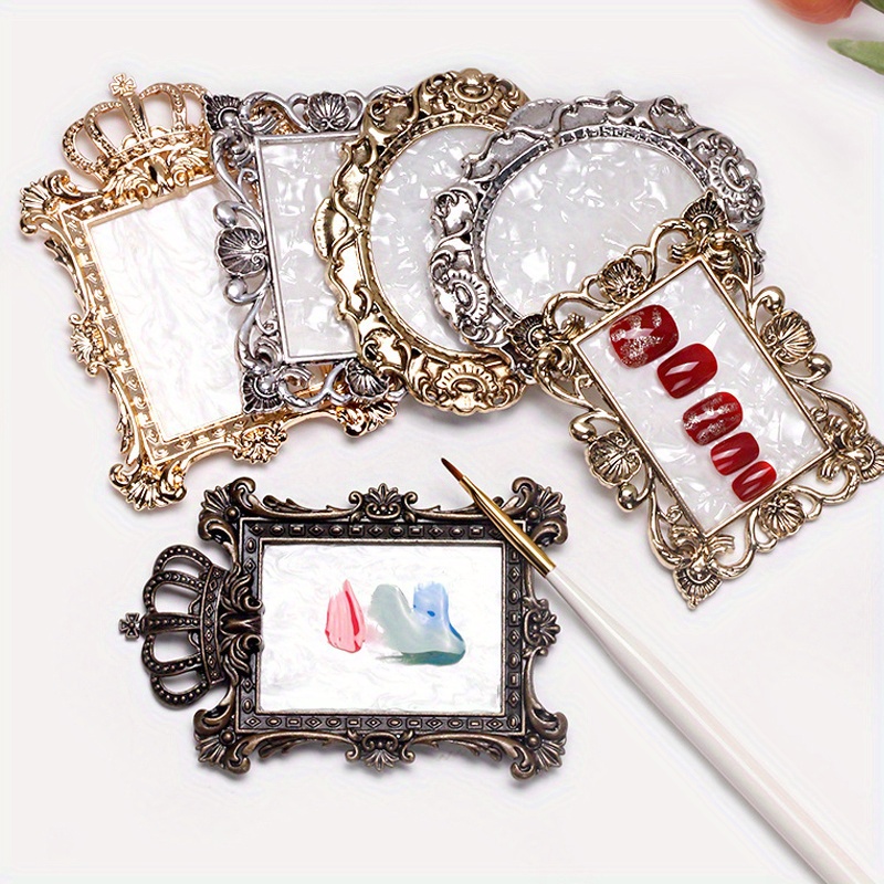 Nail Gel Palette Nail Display Plate Tools Nail Art Palette Temu