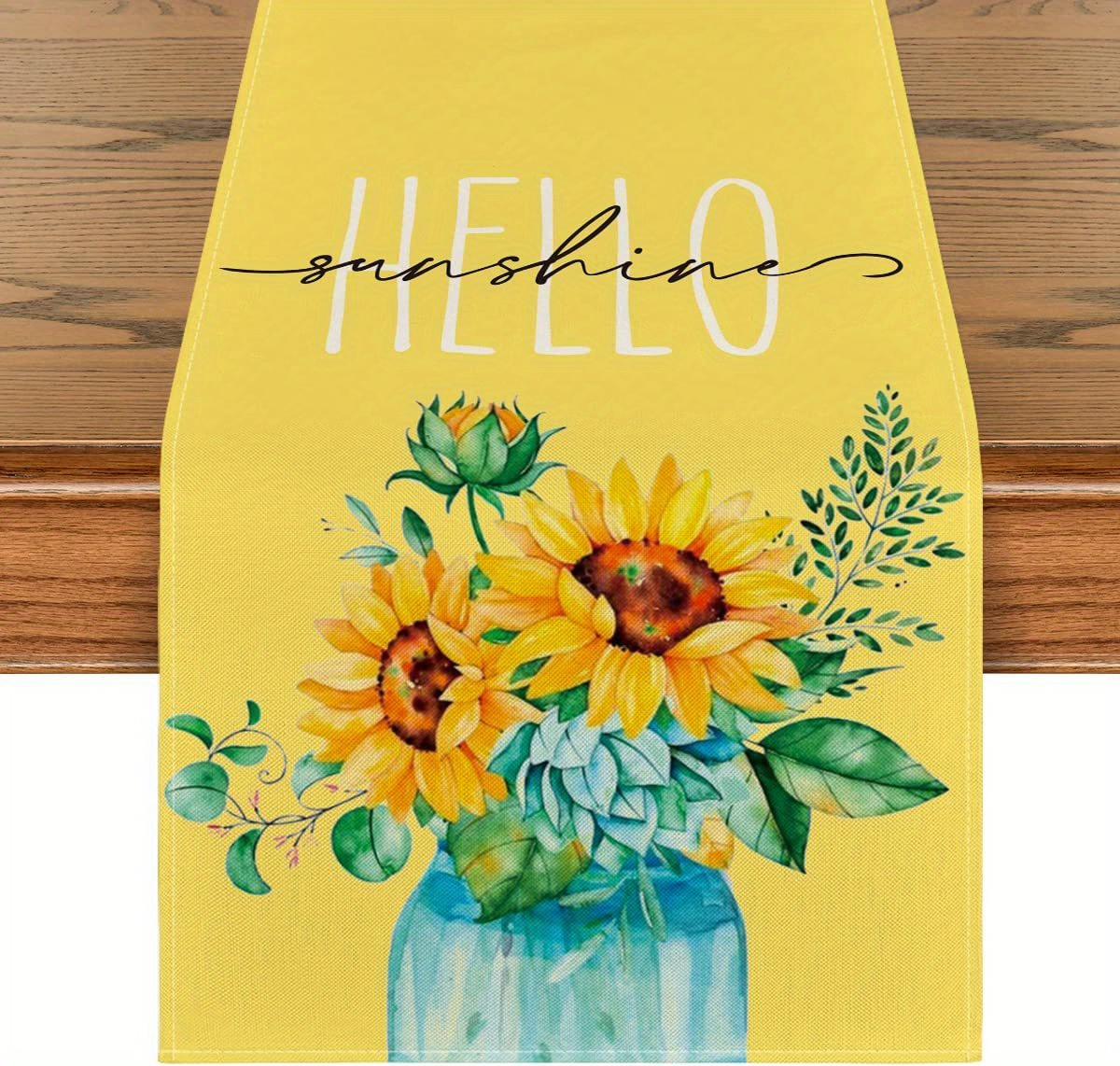 Camino de mesa de flores de primavera para decoración de mesa de comedor de  13 x 70