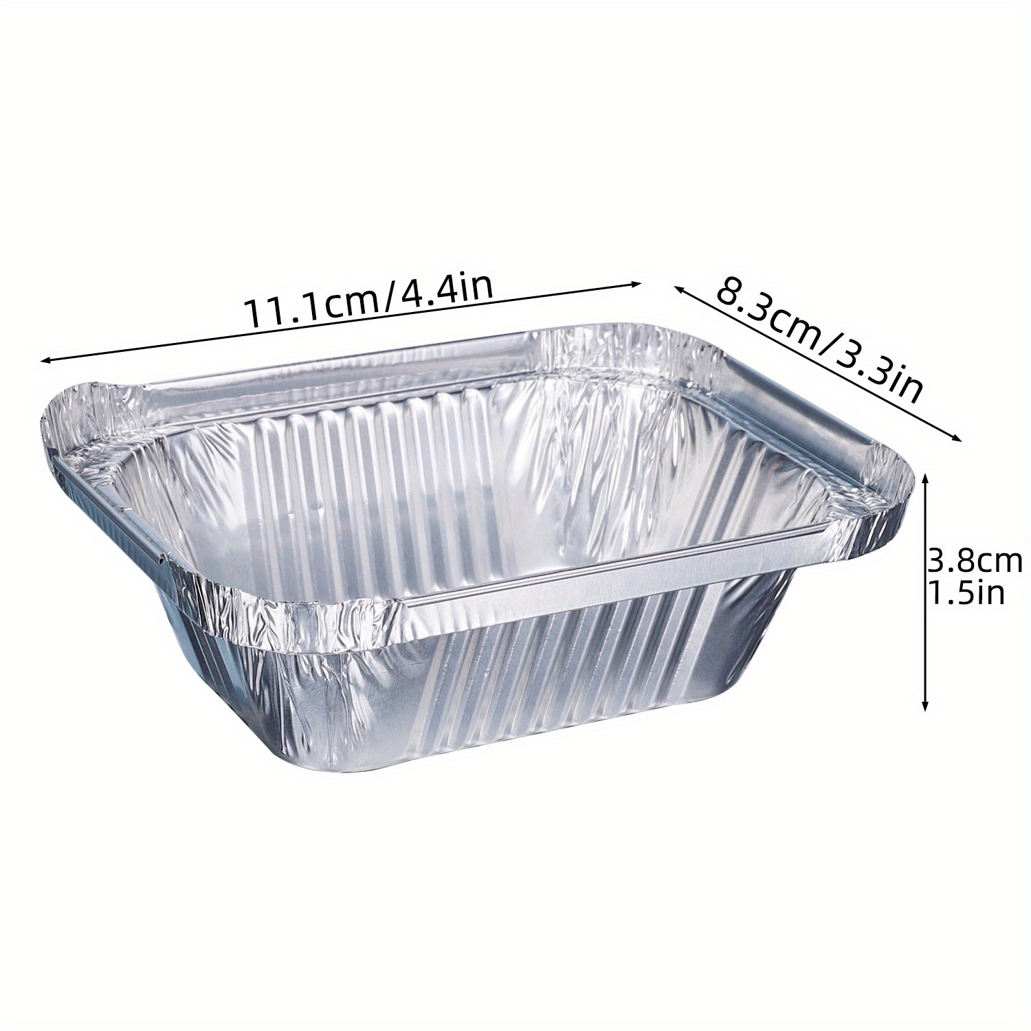 51-Packs: Image 4 Size Aluminum Loaf Pans Disposable Premium Heavy-Duty Tin Foil