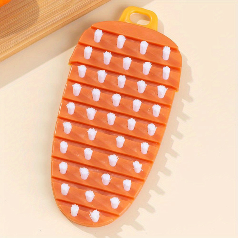 Kitchen Multi-function Cleaning Brush Flexible Fruit And Vegetable De-mud Brush  Bendable Pot Bowl Stove Decontamination Brush