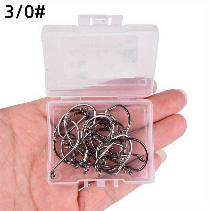 Fishing Octopus Hook 100pcs Circle Offset Fishing Hooks High Carbon Steel  Beak Jig Fish Hooks with Strong Forged Shank Up-Eye Reversed-Bend Point, 12  Sizes (#6), Hooks -  Canada