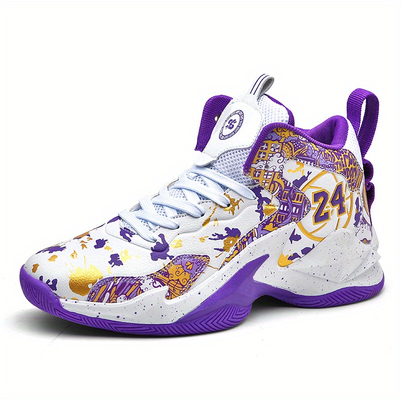 Purple basketball shoes on sale youth