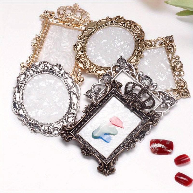 Nail Gel Palette Nail Display Plate Tools Nail Art Palette Temu