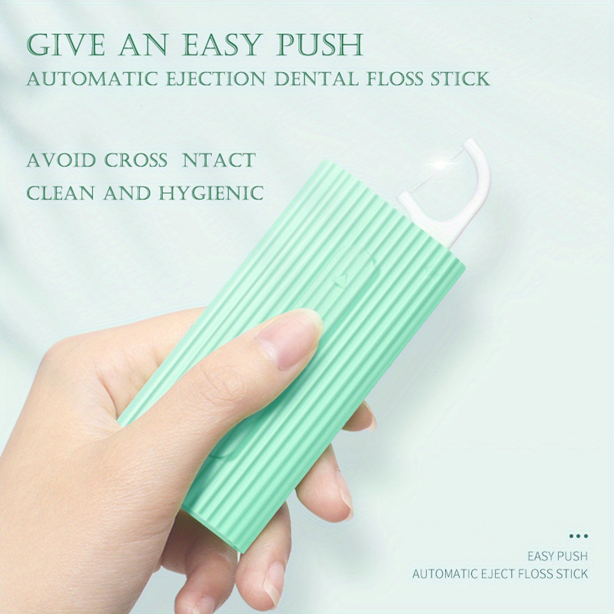 Portable Automatic Floss Box, Disposable Dental Flossing Stick