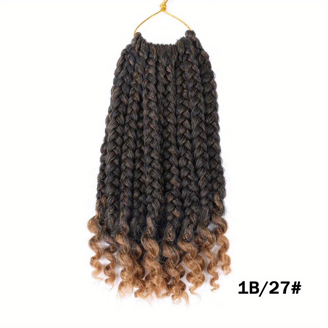 Box Braid Crochet Hair Curly Ends Short Bob Crochet Bohemian - Temu