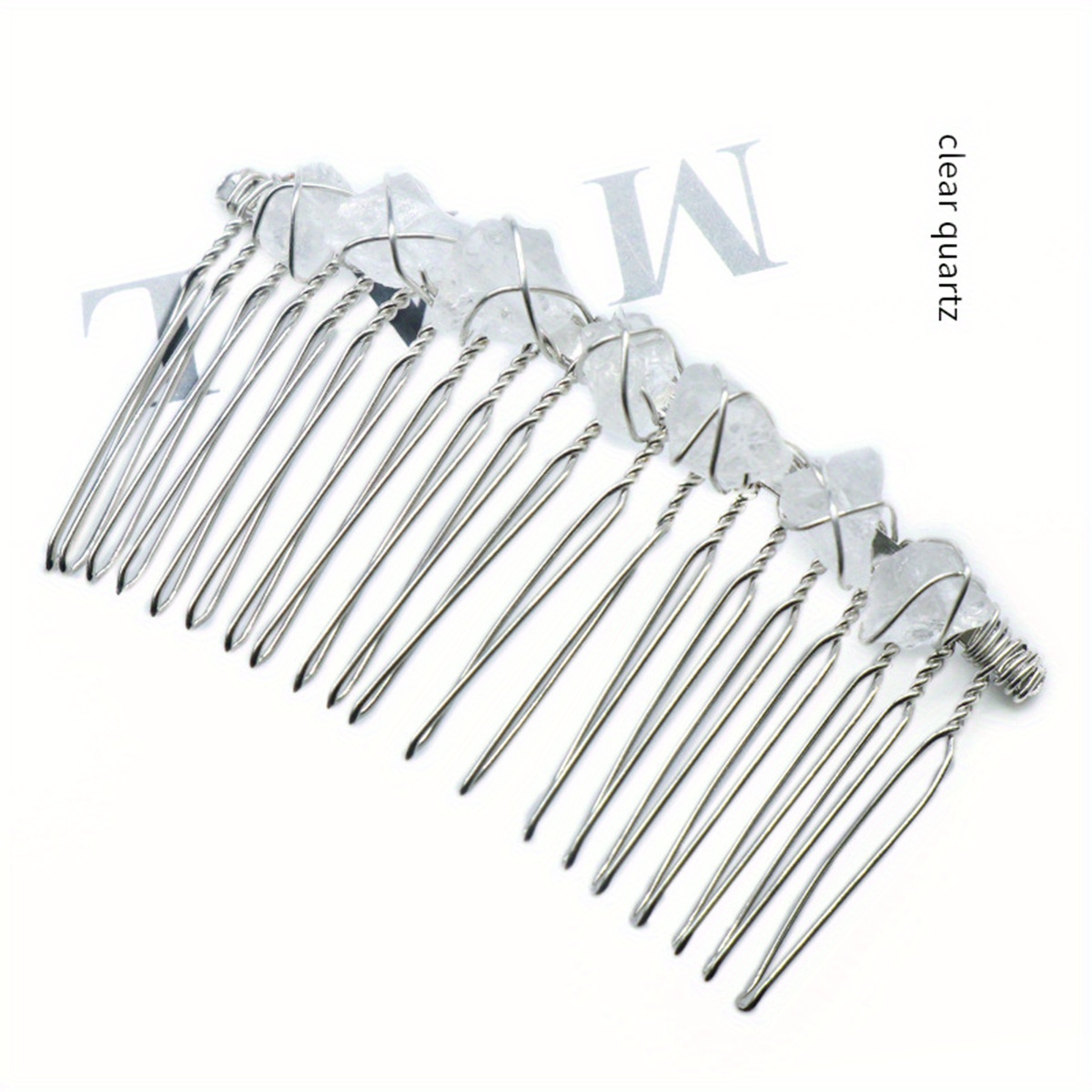 Witch's Raw Stone Hair Comb Wrap Hair Accessories