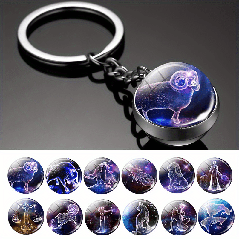 Hot Selling Twelve Constellations Night Lights Keychain - Temu Netherlands