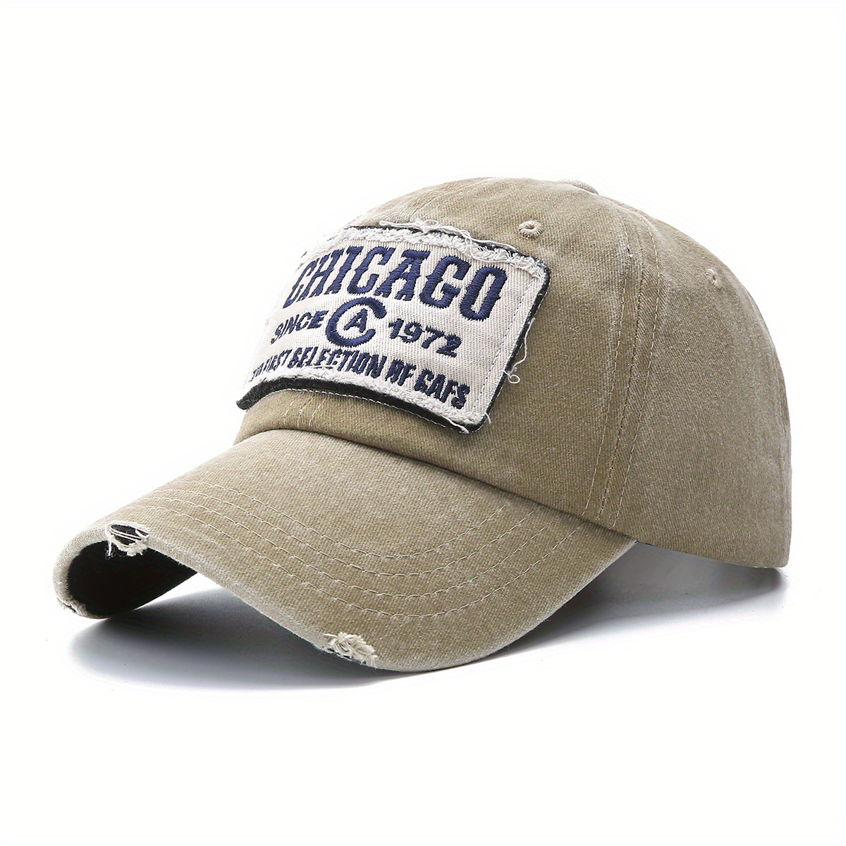 Retro Washed Denim Men Baseball Hat