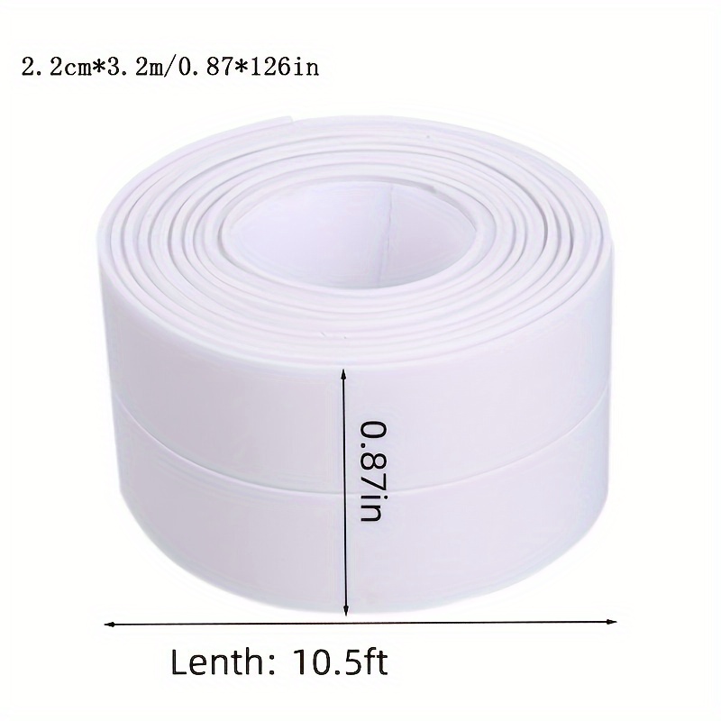 1pc Bath Sealing Strip Tape PVC Waterproof